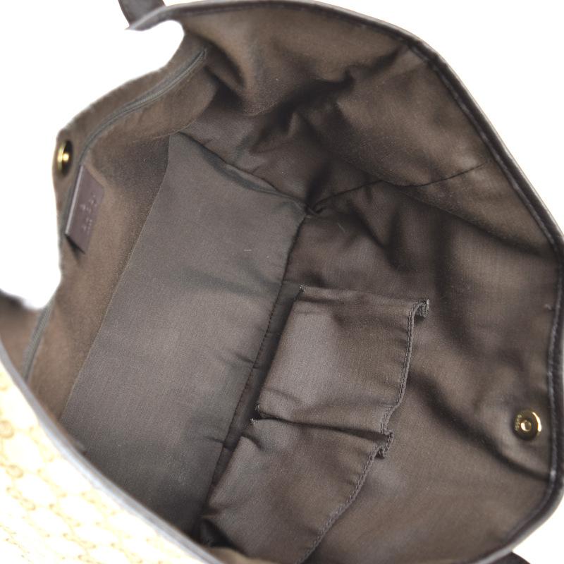 グッチ トートバッグ GGキャンバス 169946 インターロッキング A4 茶 GUCCI（グッチ） バッグ レディース トートバッグ 169946 ニュー