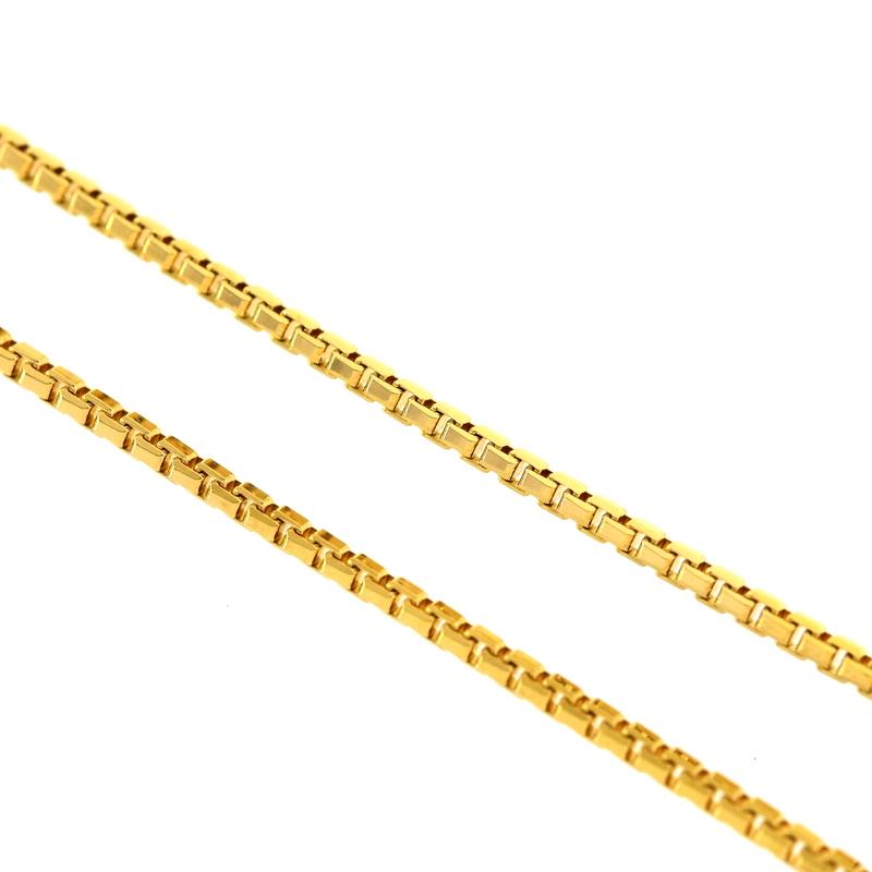 ラソマ ネックレス 18金 ベネチアンチェーン K18YG イエローゴールド