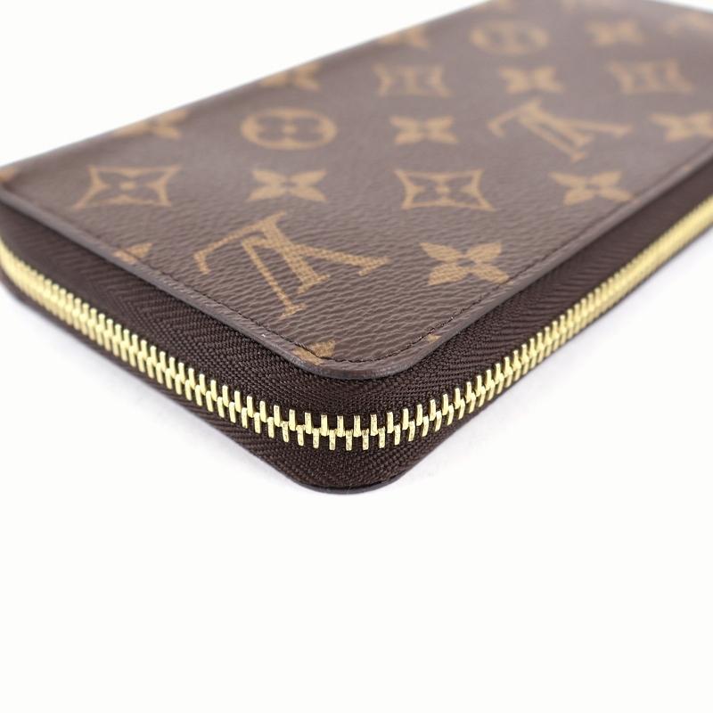 外観極美品★ルイヴィトン モノグラム インターナショナル 長財布 ブラウン LOUIS VUITTON（ルイ・ヴィトン） 長財布 ラウンドファスナー ジッピー