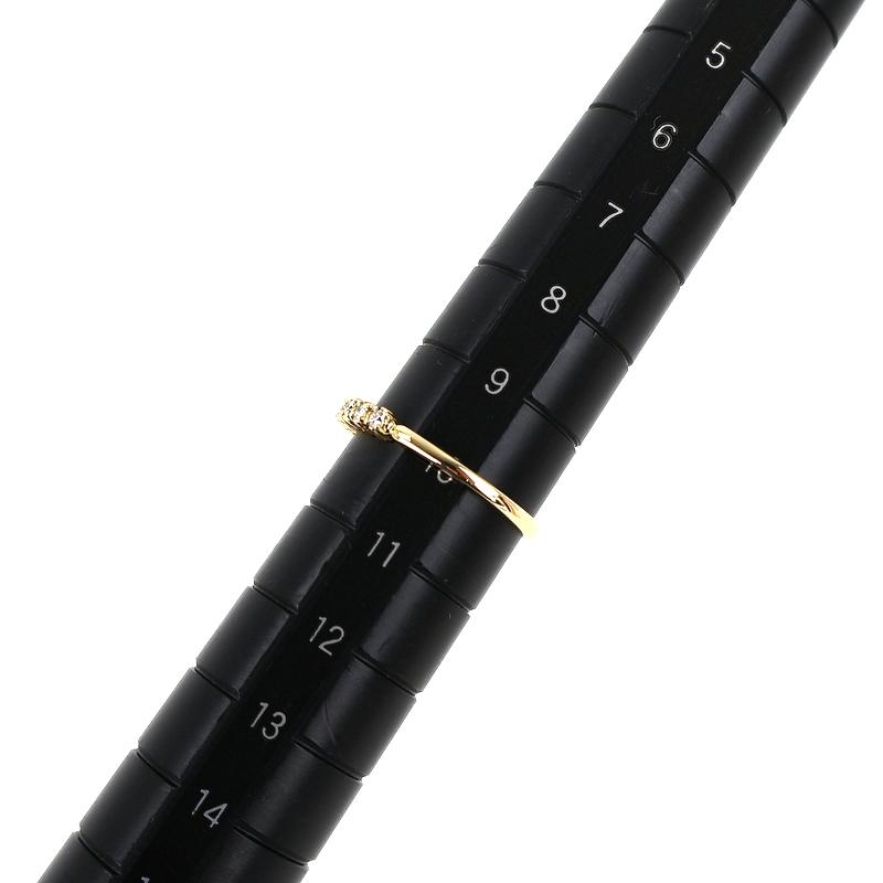 AHKAH（アーカー） 指輪 レディース 18金 10号 ダイヤ 0.15ct ダイヤ