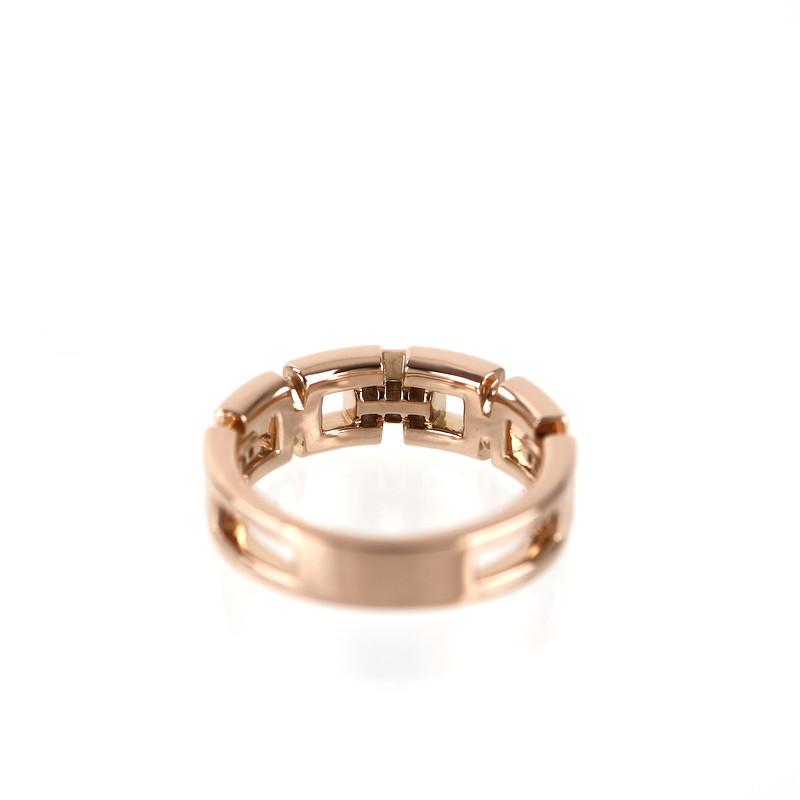 指輪 レディース 18金 13号 K18PG ピンクゴールド ダイヤ 0.12ct