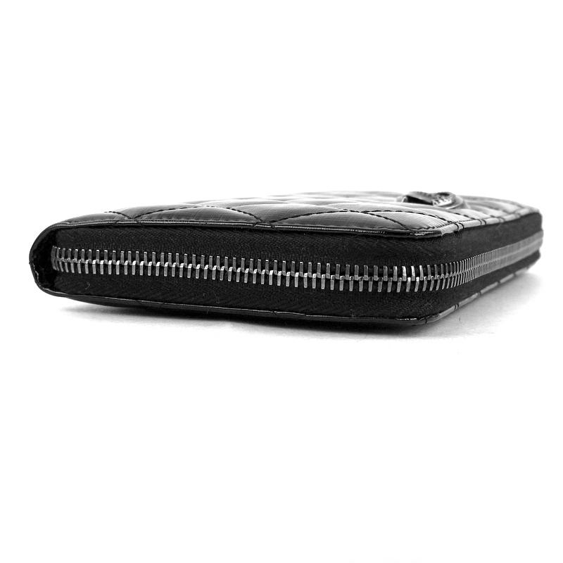 CHANEL シャネル 長財布 マトラッセ ココマーク ブラック CHANEL シャネル 長財布 マトラッセ ココマーク ブラック