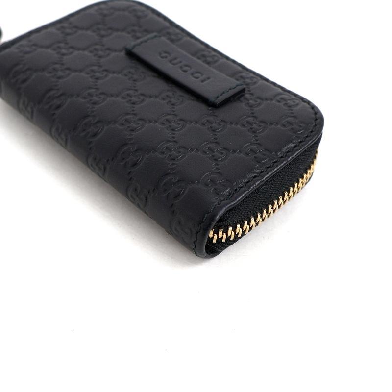 GUCCI　グッチ　マイクロシマ　ケース　ブラック グッチシマ グッチ コインケース ブラック マイクログッチシマ
