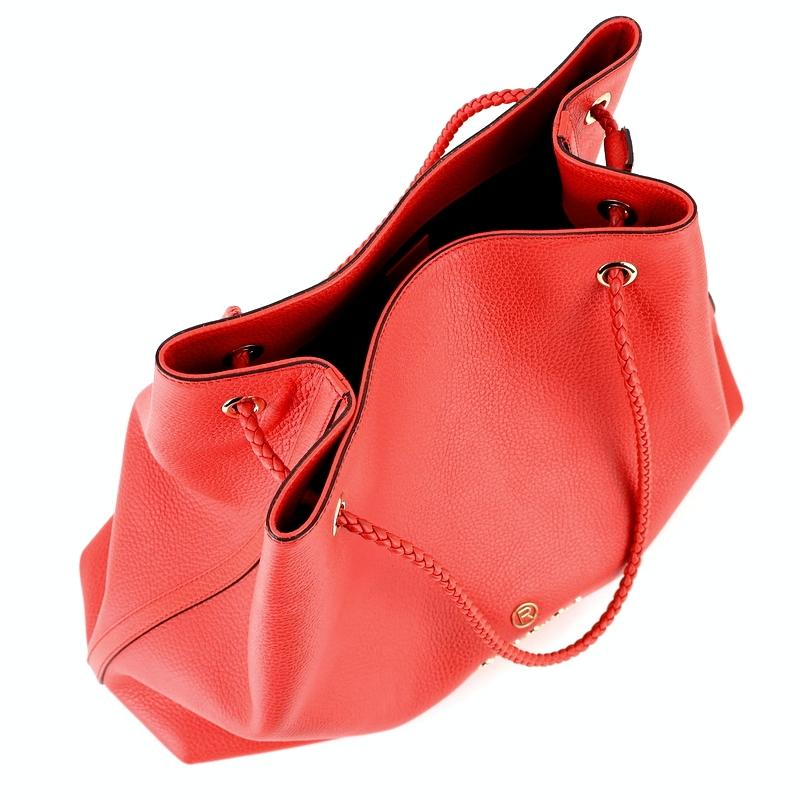 GUCCI レッド スエード バックパック 未使用 GUCCI（グッチ） トートバッグ レザー レッド 380118 無地 台形 A4