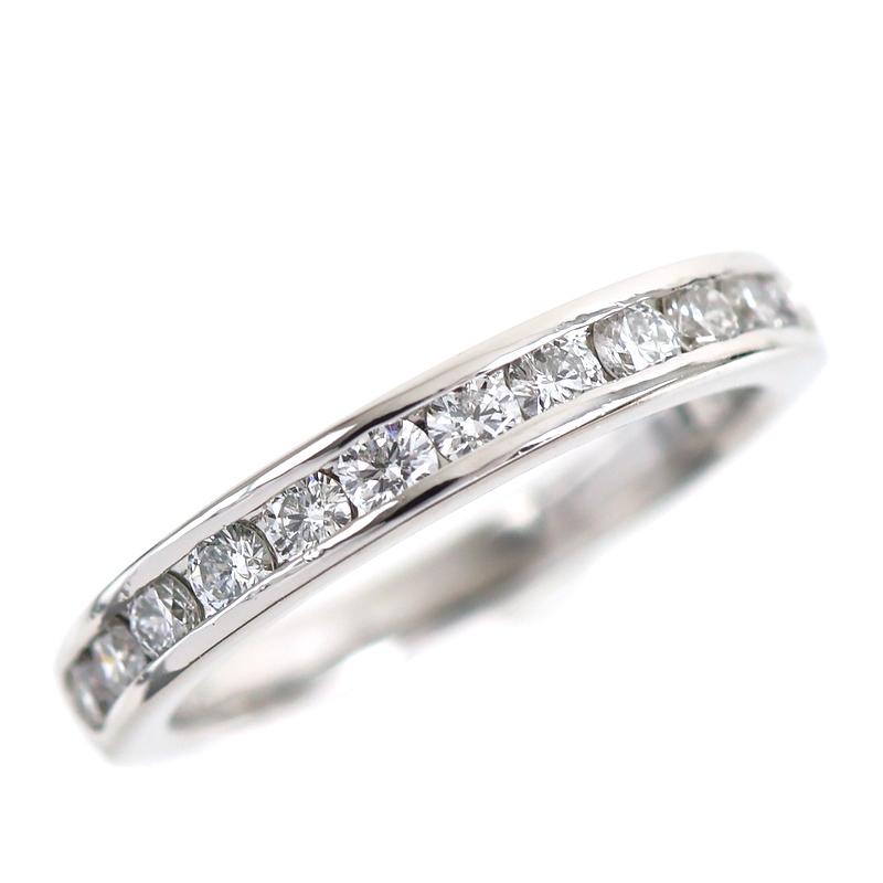 【11/11迄限定】ダイヤモンド0.204ct プラチナ900シルバーリング 指輪 レディース プラチナ900 11号 ハーフエタニティ P900 ダイヤ 0.50
