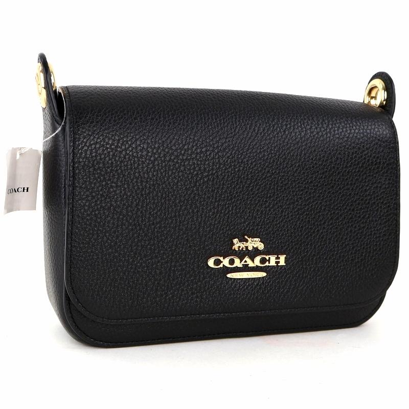 COACH（コーチ） バッグ レディース フラップショルダーバッグ レザー