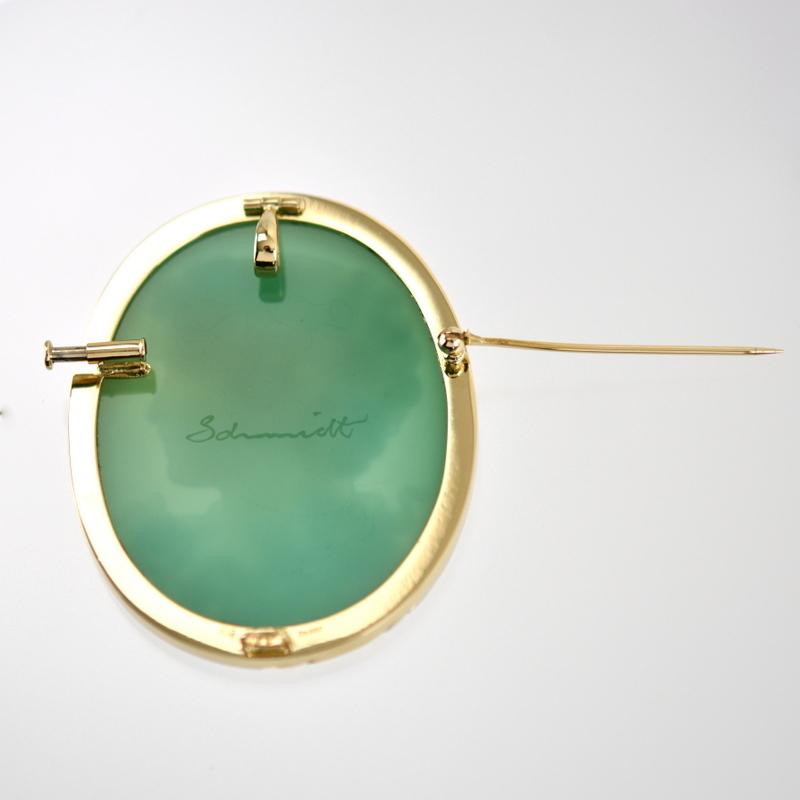 カメオ ブローチ ペンダントトップ 2WAY アクセサリー レディース