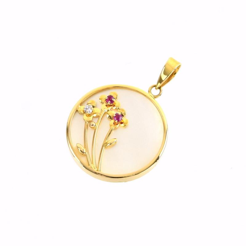 魅力的な K18yg ペンダントトップ シェル ダイヤ ルビー フラワー イエローゴールド ジュエリー レディース アクトワン 219 1706 4 Act One 通販 Yahoo ショッピング 安いそれに目立つ Www World Of Heating De