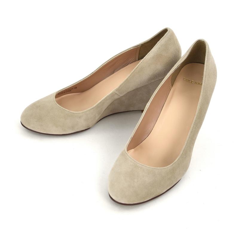 コールハーン パンプス ウェッジソール スエード 22cm ベージュ系 レザー 5b D 結婚式 パーティー お呼ばれ 通勤 靴 シューズ レディース アクトワン 2 661 3 Act One 通販 Yahoo ショッピング