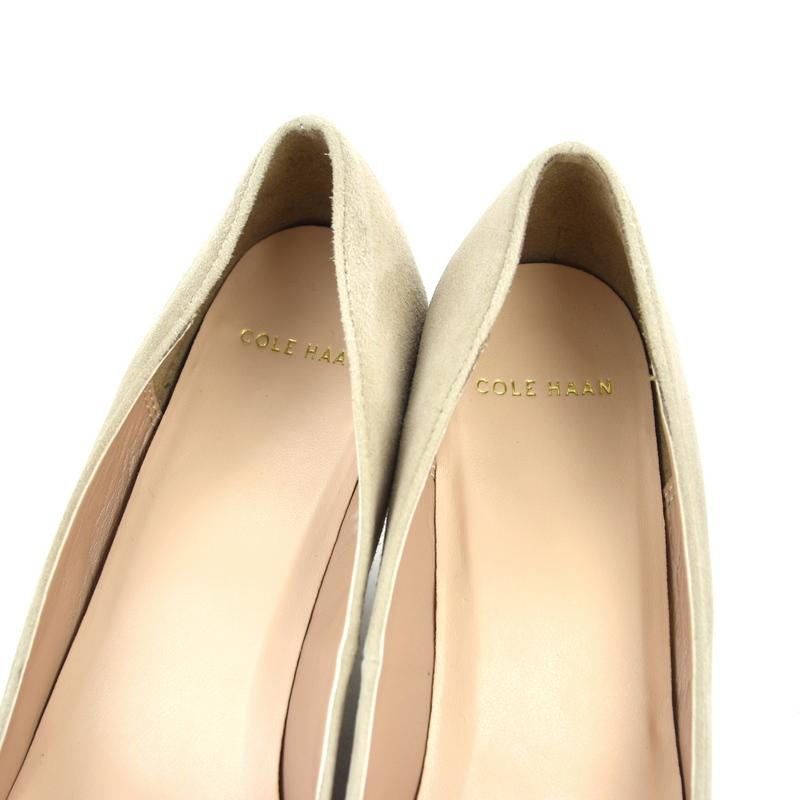 【新品】COLE HAAN スエード ウェッジパンプス 新品】COLE HAAN スエード ウェッジパンプス