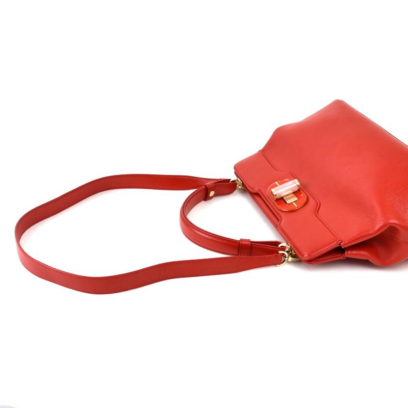 ぼ*～様 ブルガリ ハンドバッグ イザベラ・ 2way ワンショルダー BVLGARI（ブルガリ） イザベラ・ロッセリーニ 2WAYバッグ レザー