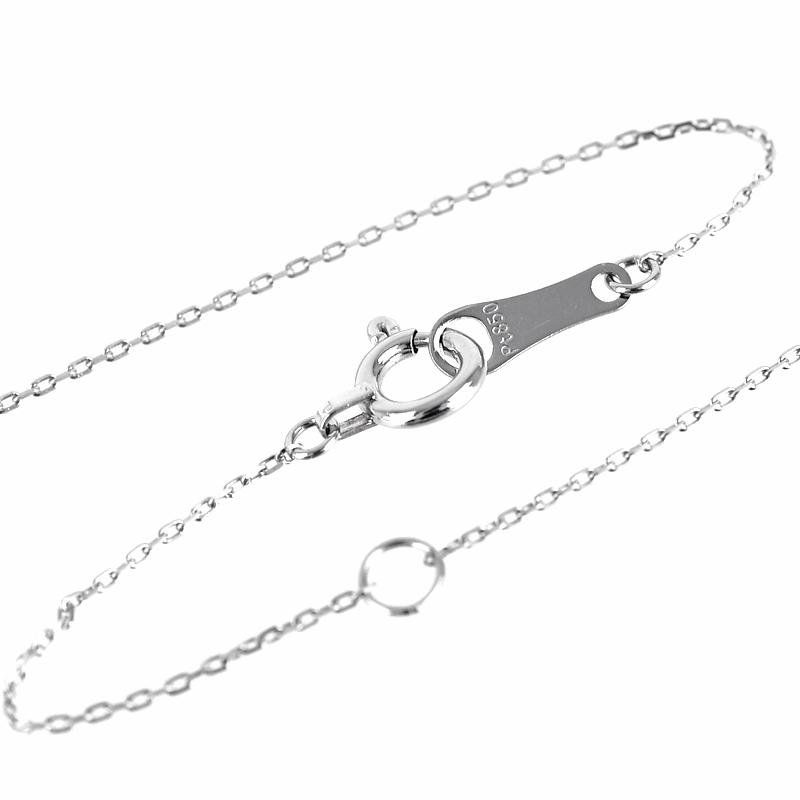 ダイヤ ネックレス 0.301ct プラチナ Pt850 Pt900 1粒 F-SI1-GOOD 小豆チェーン ジュエリー アクセサリー 定番 シンプル レディース アクトワンオリジナル 新品の画像