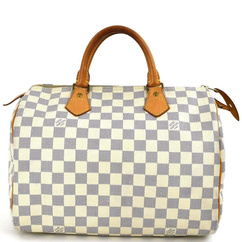 スピーディ ルイヴィトン バッグ レディース ダミエ アズール