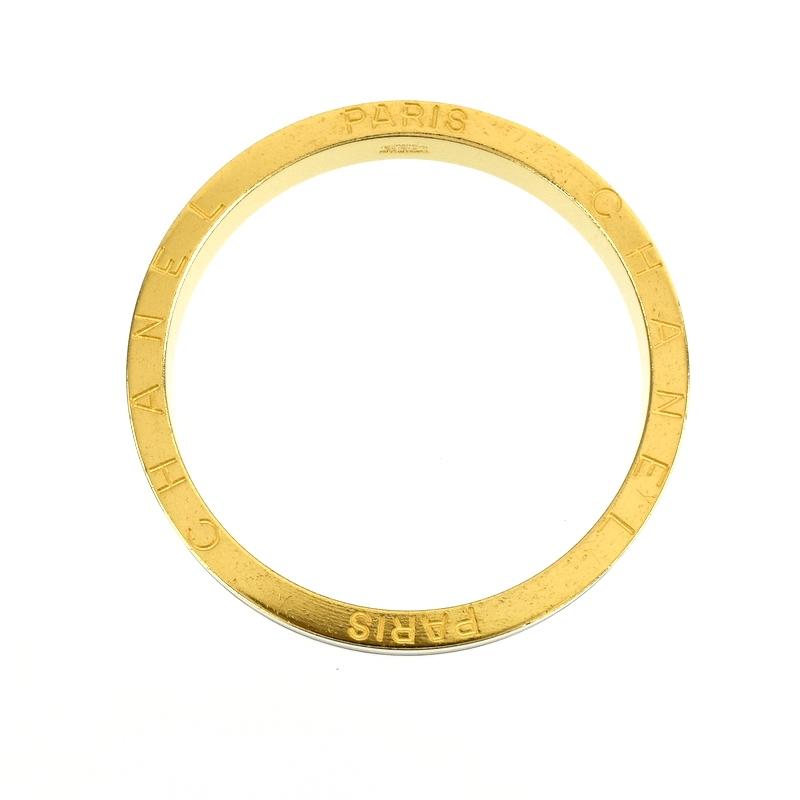 CHANEL シャネル バングル アクセサリー ゴールド×ブラック