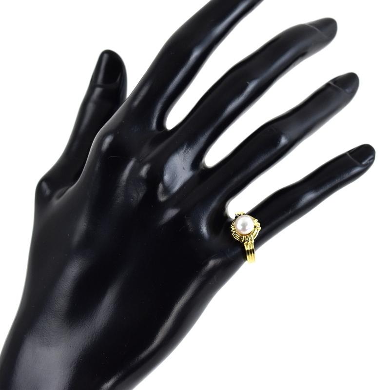 値下げ　cocoR ico パールリング　9号 TIFFANY&Co.（ティファニー） 指輪 パール 真珠 約6.4mm パールリング