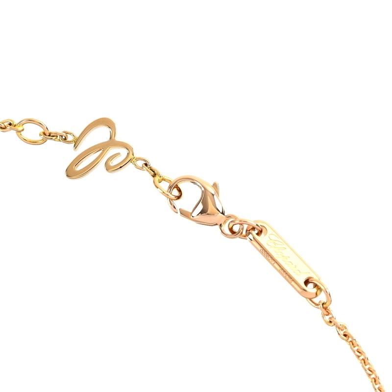 値引き ショパール ハッピーダイヤモンド アイコン ブレスレット 18kローズゴールド Au750 ハート ムービングダイヤ3p 仕上げ済 中古 Zuikan Jp