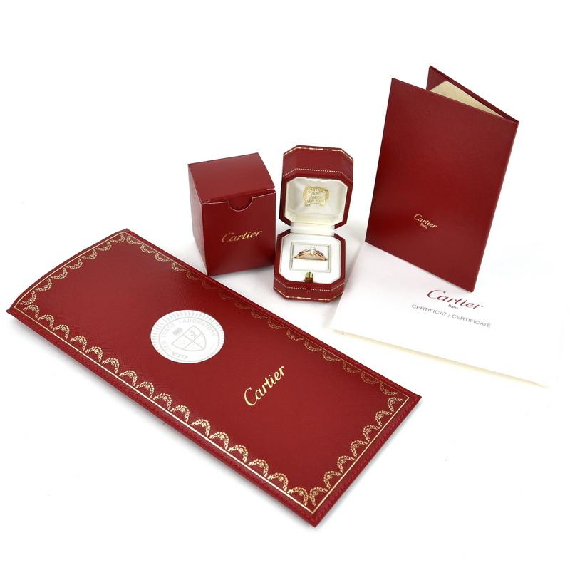 TRINITY（Cartier） カルティエ 指輪 ペアシェイプダイヤ 0.31ct