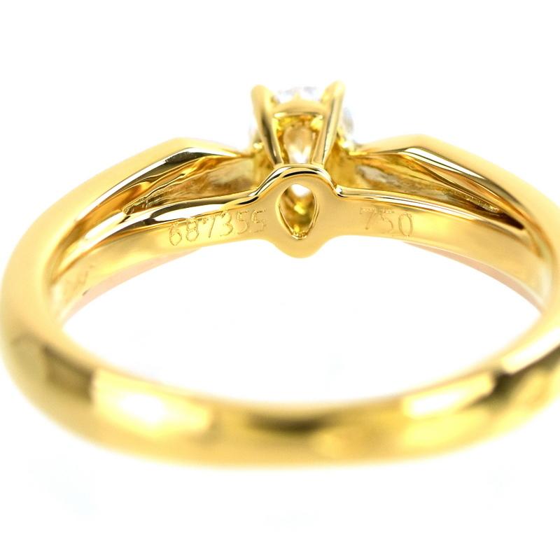 TRINITY（Cartier） カルティエ 指輪 ペアシェイプダイヤ 0.31ct