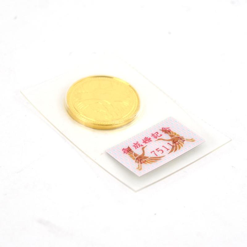 皇太子殿下御成婚記念硬貨5万円金貨 K24 約20.07g 【67881】 皇太子殿下御成婚記念 5万円金貨 金貨 24金 K24 平成五年 日本国 記念