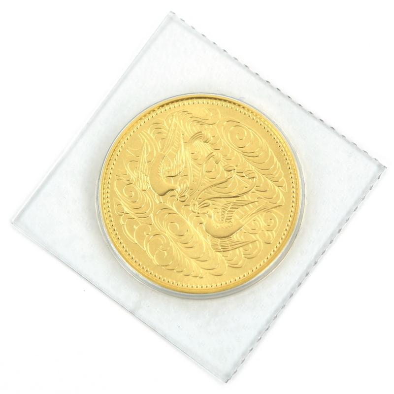 硬貨 金貨 10万円金貨 天皇陛下御在位60年記念 記念金貨 K24 純金 21 2g g 昭和61年 硬貨 貨幣 拾万円 コレクション アクトワン