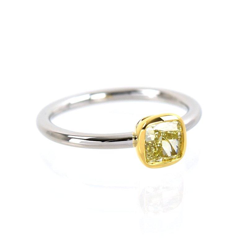 TIFFANY&Co. ティファニー リング イエローダイヤ 1粒 プラチナ TIFFANY&Co. ティファニー リング イエローダイヤ 1粒 プラチナ