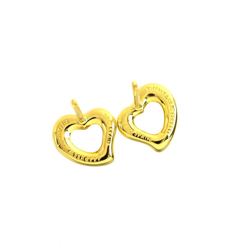 TIFFANY&Co. ティファニー ピアス オープンハート ダイヤ 18金 TIFFANY&Co. ティファニー ピアス オープンハート ダイヤ 18金
