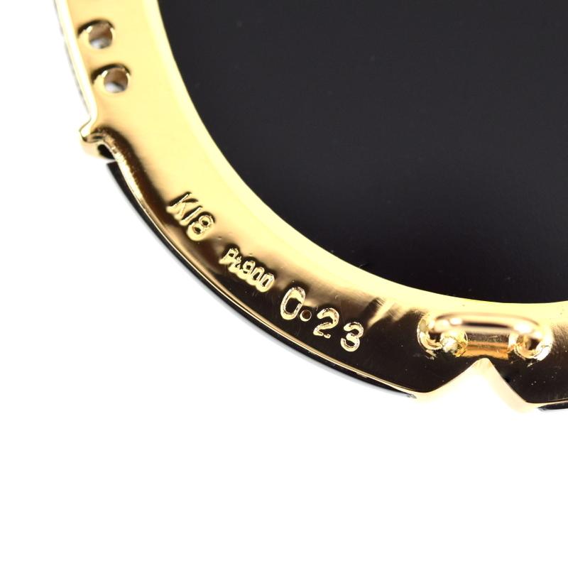 カメオ ブローチ ペンダントトップ 2way シェル オニキス メノウ