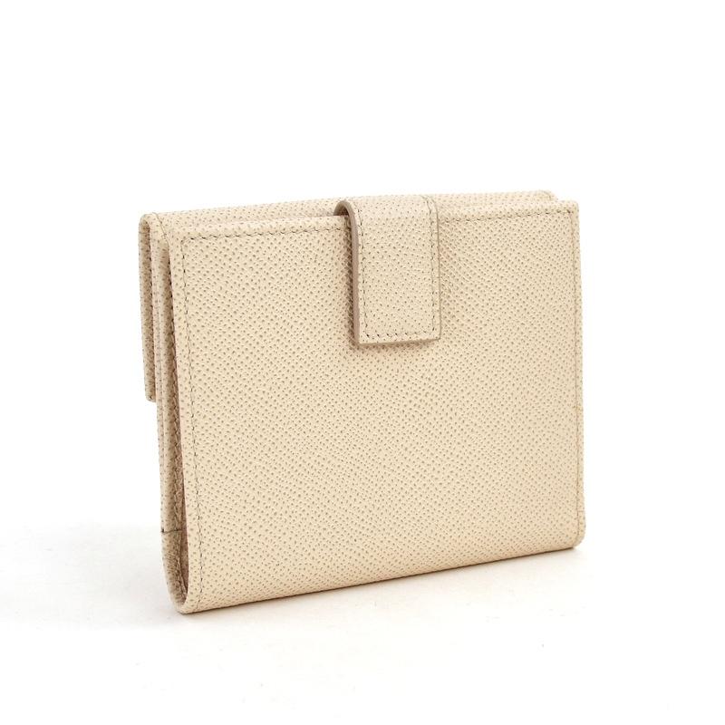 FERRAGAMO（フェラガモ） レディース 二つ折り財布 アイボリー ガン