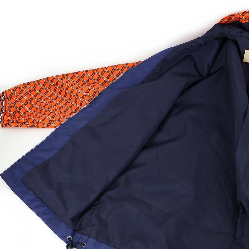 グッチ ジャケット メンズ ジオメトリックGプリント ナイロンジップ