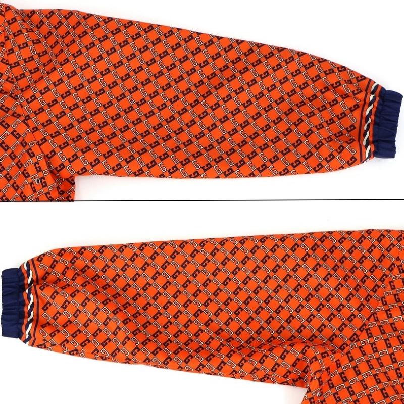 グッチ ジャケット メンズ ジオメトリックGプリント ナイロンジップ