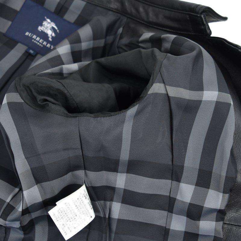 BURBERRY バーバリー ロンドン レザー ライダースジャケット BURBERRY バーバリー ロンドン レザー ライダースジャケット