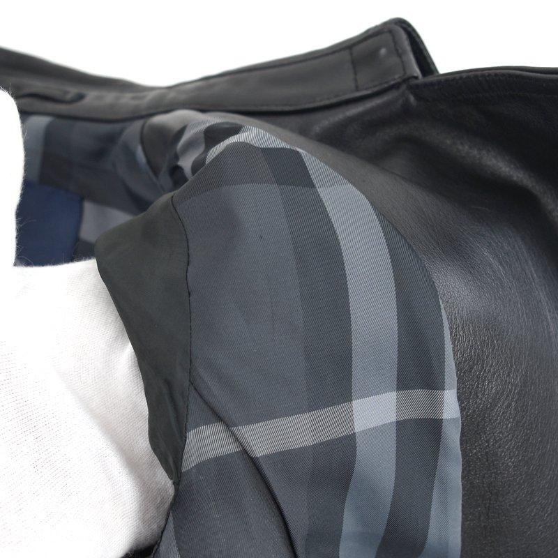 BURBERRY バーバリー ロンドン レザー ライダースジャケット BURBERRY バーバリー ロンドン レザー ライダースジャケット