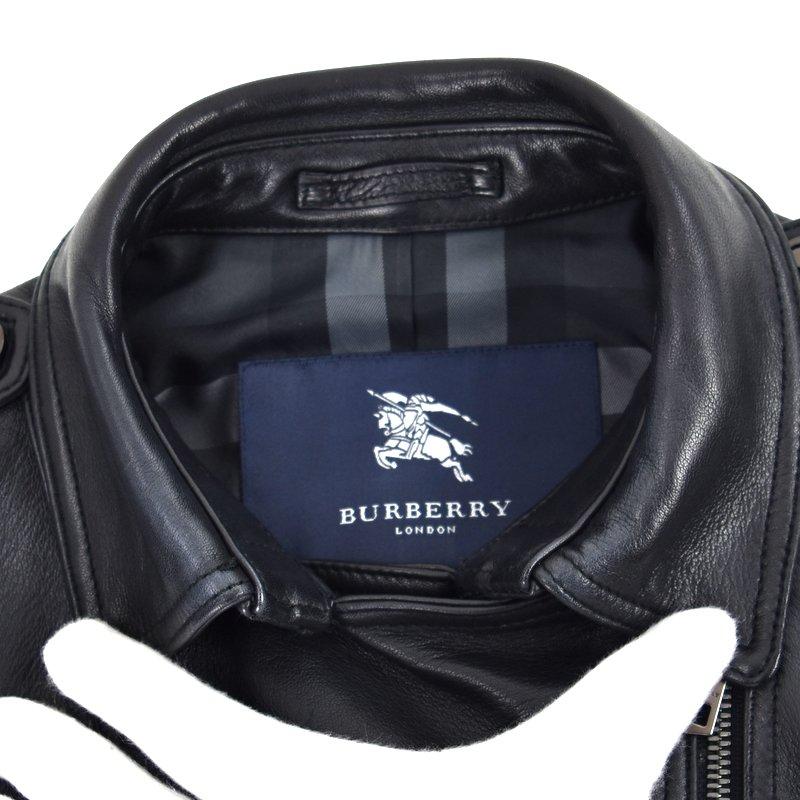 BURBERRY バーバリー ロンドン レザー ライダースジャケット BURBERRY バーバリー ロンドン レザー ライダースジャケット