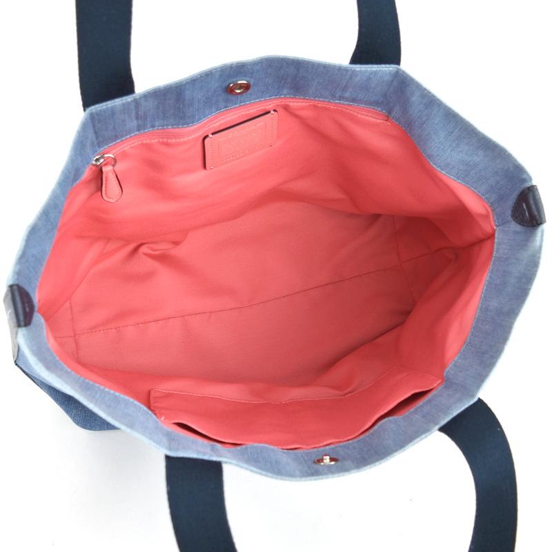 COACH（コーチ） バッグ レディース トートバッグ ロゴ デニムトート