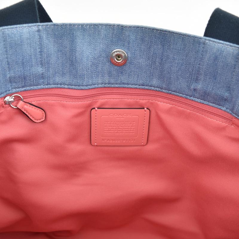 COACH（コーチ） バッグ レディース トートバッグ ロゴ デニムトート