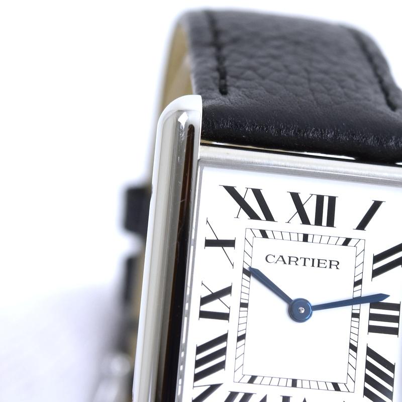 【 新品 未使用 】Cartier タンクマストLM レザーベルト カルティエ マストタンク 1980年代製 LMサイズ 手巻き