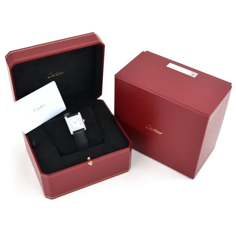 TANK（Cartier） カルティエ タンク マスト LM WSTA0041 SS×革