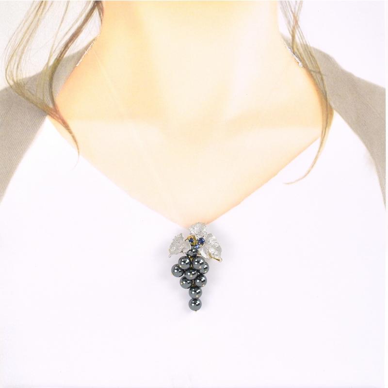 石川暢子 2WAY ブローチ ペンダントトップ 18k 18金イエロー