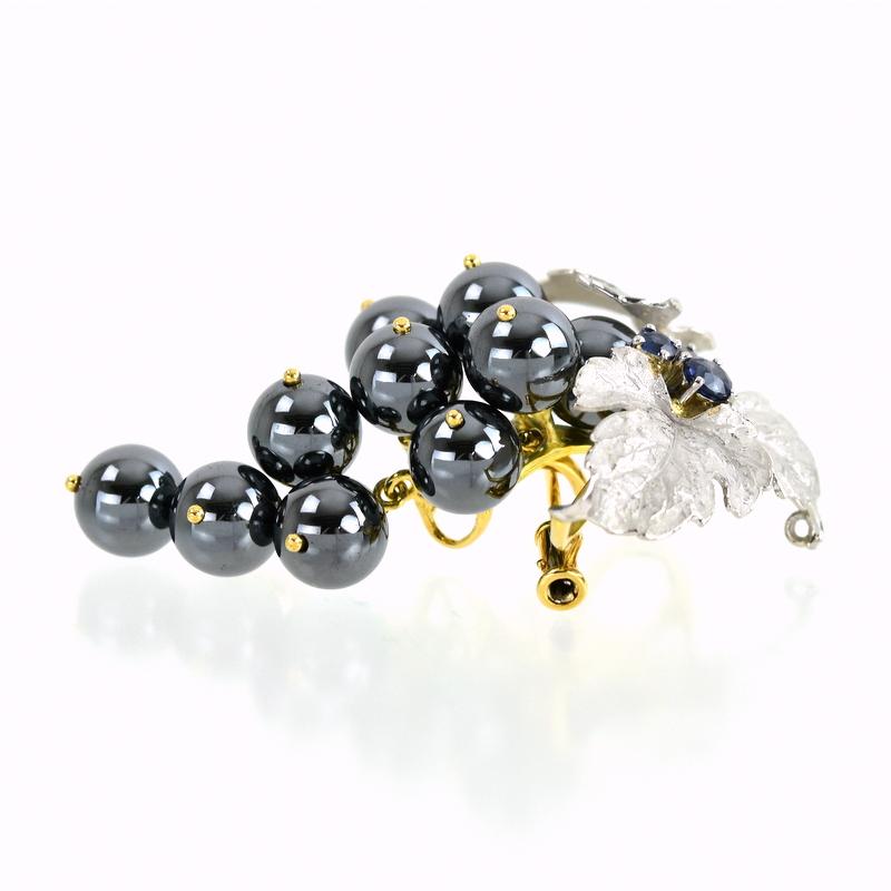 石川暢子 2WAY ブローチ ペンダントトップ 18k 18金イエローゴールド