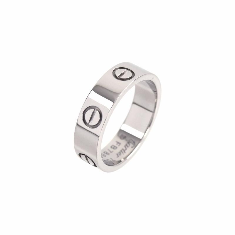 Cartier カルティエ ラブリング Love 53(13号)ホワイトゴールド カルティエ CARTIER ラブリング ＃53 リング・指輪 13号 18金