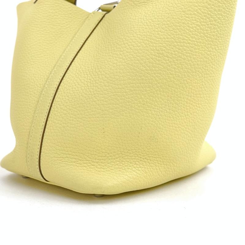 HERMES エルメス ピコタンPM ハンドバッグ イエロー HERMES（エルメス） 希少 ピコタンロック タッチPM ハンドバッグ