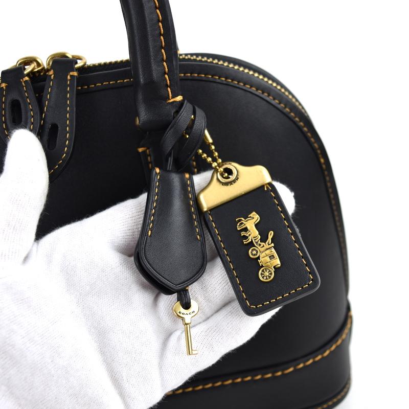 COACH コーチ ハンドバッグ サッチェル レヴェル CC411 ブラック