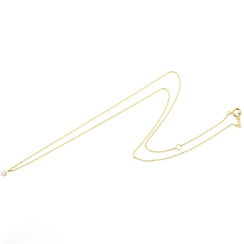ネックレス レディース 18金 K18YG イエローゴールド ダイヤネックレス 