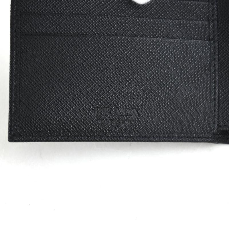 PRADA（プラダ） 財布 メンズ 二つ折り コインポケット付 サフィアーノ