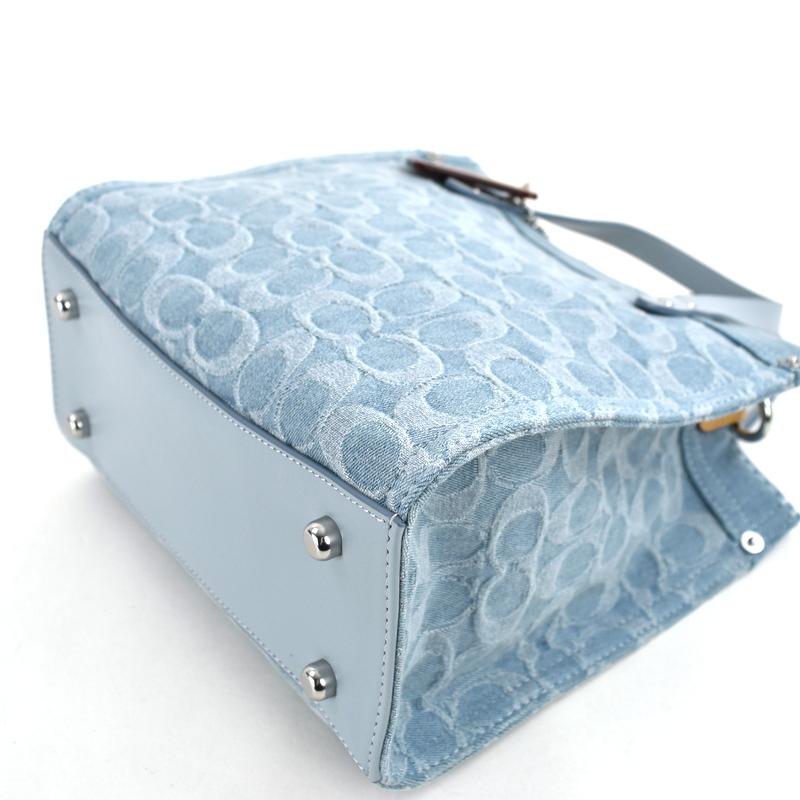 【COACH】 ショルダーバッグ シグネチャーデニム 新品 未使用 公式】ローレル ショルダー バッグ・シグネチャー デニム