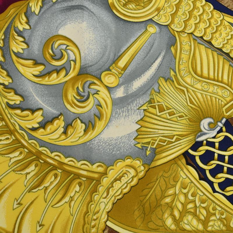 HERMES エルメス カレ90 スカーフ 大判 正方形 シルク100% 面貌