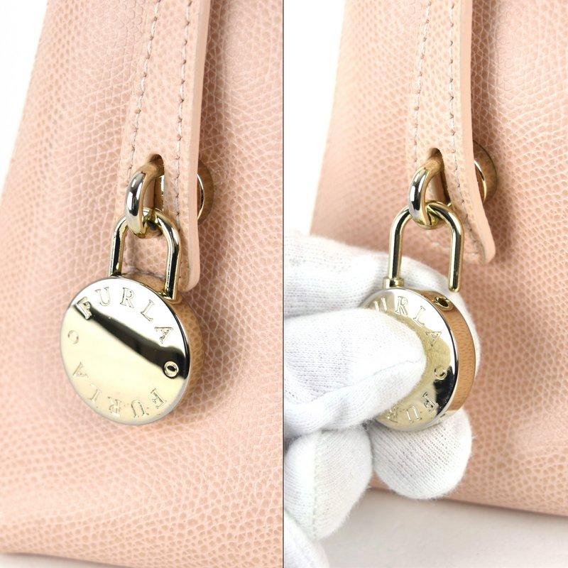 【美品】フルラ　パイパー　ピンクベージュ　2way ハンドバック　ショルダー PIPER フルラ バッグ レディース 2wayバッグ ピンク