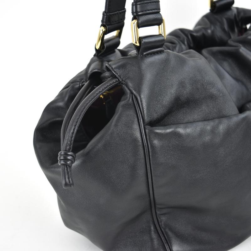 LOEWE ロエベ ナッパレザー トートバッグ 黒 バッグ LOEWE（ロエベ） トートバッグ ナッパレザー ブラック ハンドバッグ 鞄