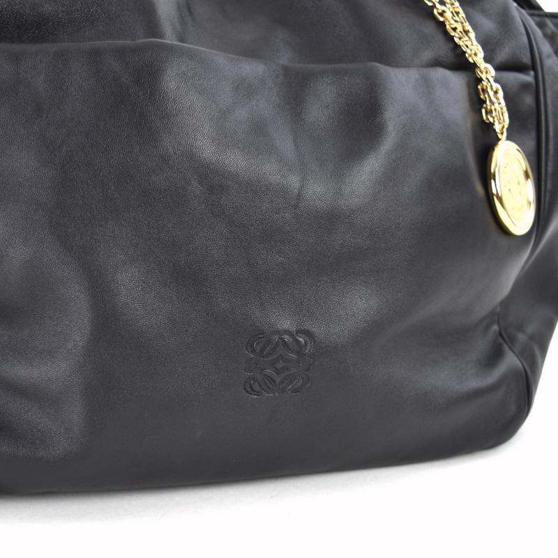 LOEWE（ロエベ） トートバッグ ナッパレザー ブラック ハンドバッグ 鞄