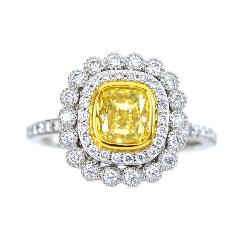 TIFFANY&Co. ティファニー イエローダイヤ リング 指輪 14号